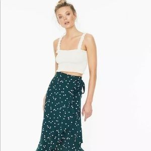 Faithfull the Brand Celeste Wrap Skirt- Linnea Dot